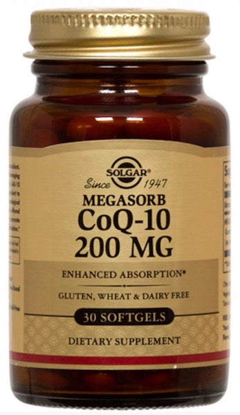Solgar Coenzyme Q-10 200 Mg, 30 Softgels