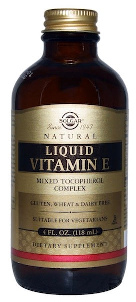Solgar Liquid Vitamin E Mixed Tocopherol Complex (without Dropper)