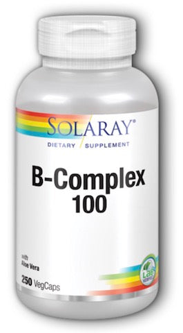 Solaray B-Complex 100 Mg, 250 VegCaps