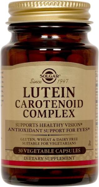 Solgar Lutein Carotenoid Complex Vegetable Capsules 30 Veg Caps