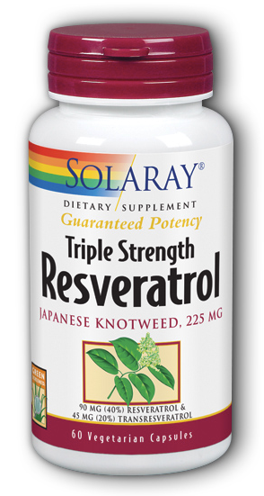 Solaray Resveratrol 225 Mg Triple Strength