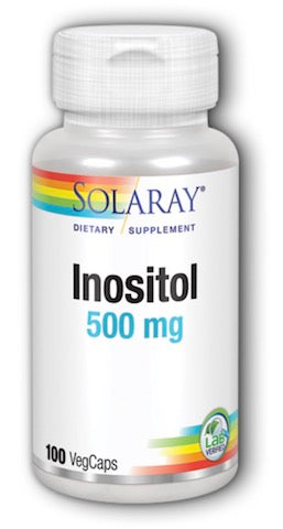 Solaray Inositol -- 500 Mg - 100 Capsules
