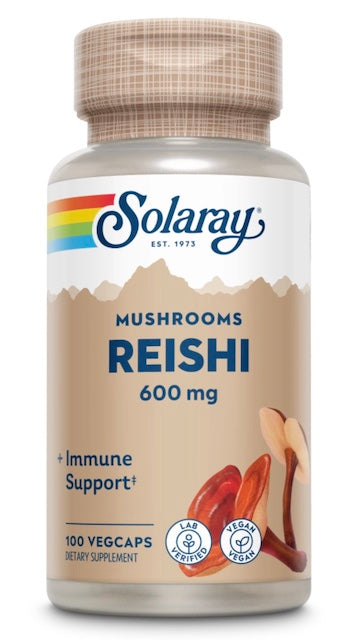Solaray Reishi Mushroom, 600 Mg, 100 Capsules