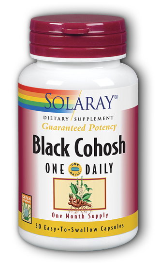 Solaray One Daily Black Cohosh Extract, 30 Capsules