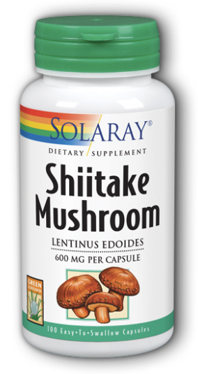 Solaray Mushrooms Shiitake Mushroom 600 Mg