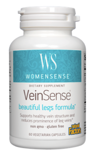 Natural Factors WomenSense, VeinSense, 60 Vegetarian Capsules