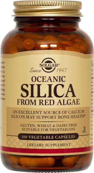 Solgar Oceanic Silica 25 Mg, 100 Vegetable Capsules