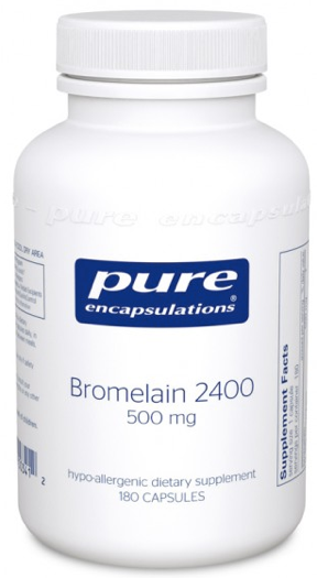 Pure Encapsulations Bromelain 2400 500 Mg, 60 Capsules