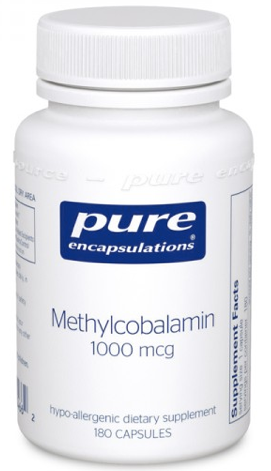Pure Encapsulations Methylcobalamin 1000 Mcg, 60 Capsules