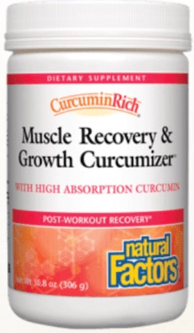 Natural Factors CurcuminRich Muscle Recovery & Growth Curcumizer Powder
