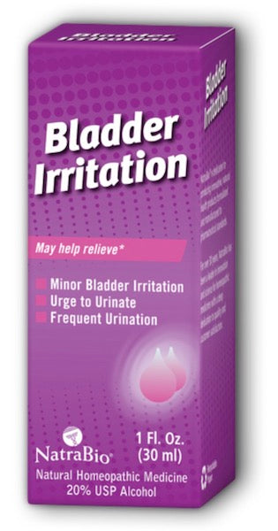 NatraBio Bladder Irritation Relief 1 FL Oz By NatraBio