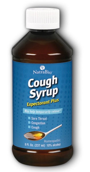 NatraBio Adult Cough Syrup 8 FL Oz By NatraBio