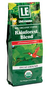 Life Extension Rainforest Blend Decaf Ground Coffee