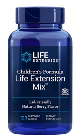 Life Extension Children's Formula, Mix, Natural Berry Flavor, 120 Chewable Tablets