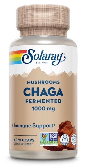 Solaray Mushrooms Chaga 500 Mg Fermented Organic