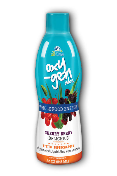 All One Oxy-Gen Aloe Vera Formula Liquid Cherry Berry