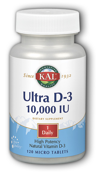 Kal Ultra D3 10, 000 IU Micro Tablets