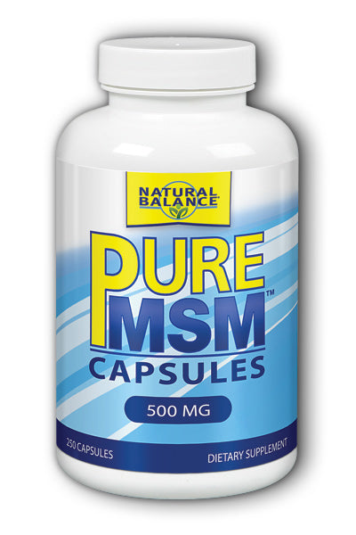 Natural Balance 500 Mg Pure MSM Nutritional Supplement