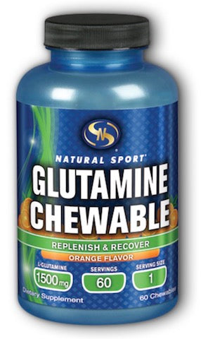 Natural Sport Glutamine Chewable 1500 Mg Orange