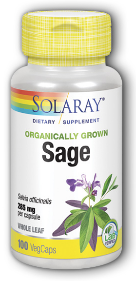 Solaray Sage Leaf 285 Mg Organic