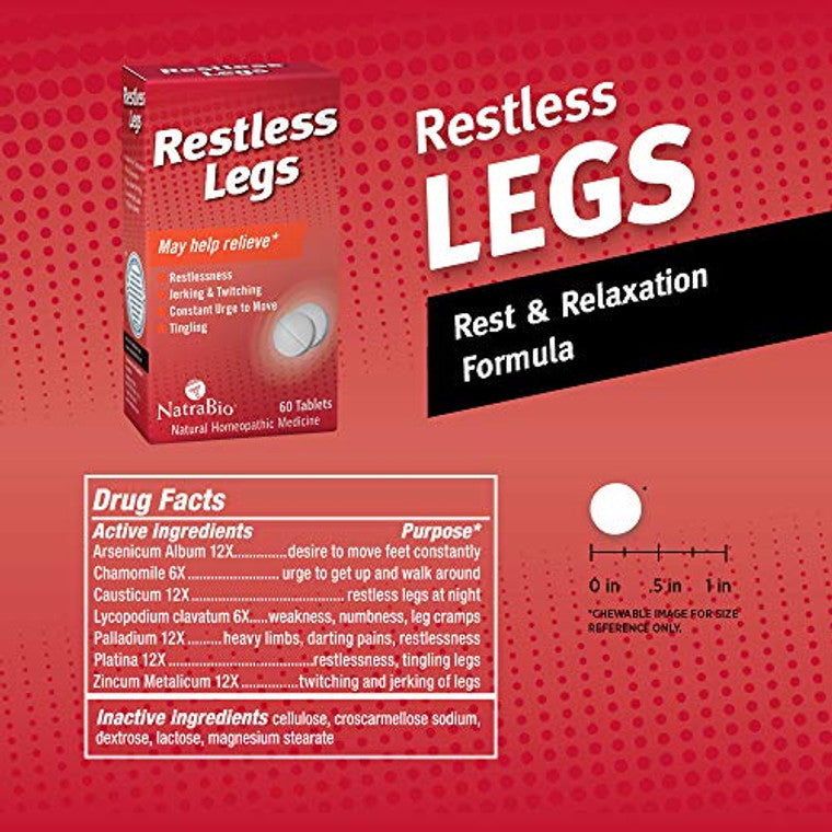 NatraBio Restless Legs Tablets