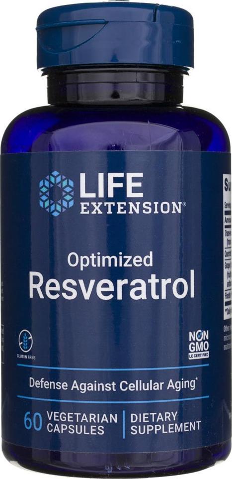 Life Extension Optimized Resveratrol, 60 Vegetarian Capsules