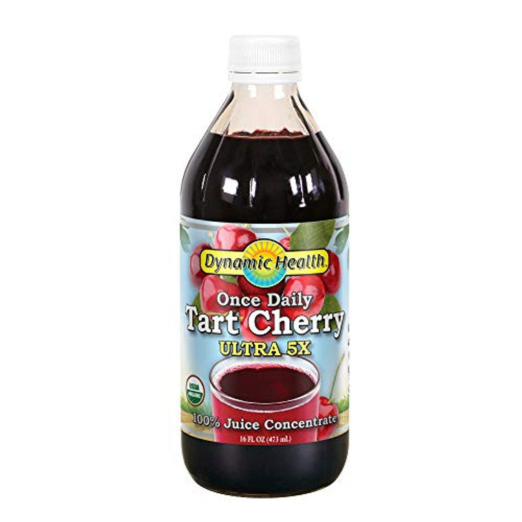 Dynamic Health 100% Juice Concentrate Tart Cherry Ultra 5X Once Daily Liquid Organic