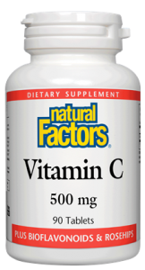 Natural Factors C 500 Mg, 90 Tablets