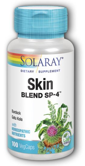 Solaray Skin Blend Sp-4, 100 Capsules [Health And Beauty]