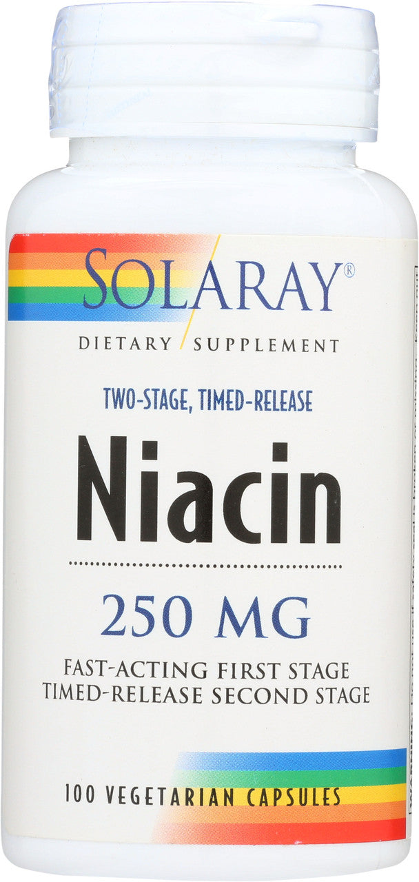 Solaray Niacin 250 Mg Timed Release