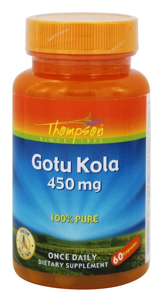 Thompson Gotu Kola 450mg 60 Caps, Nutritional Products