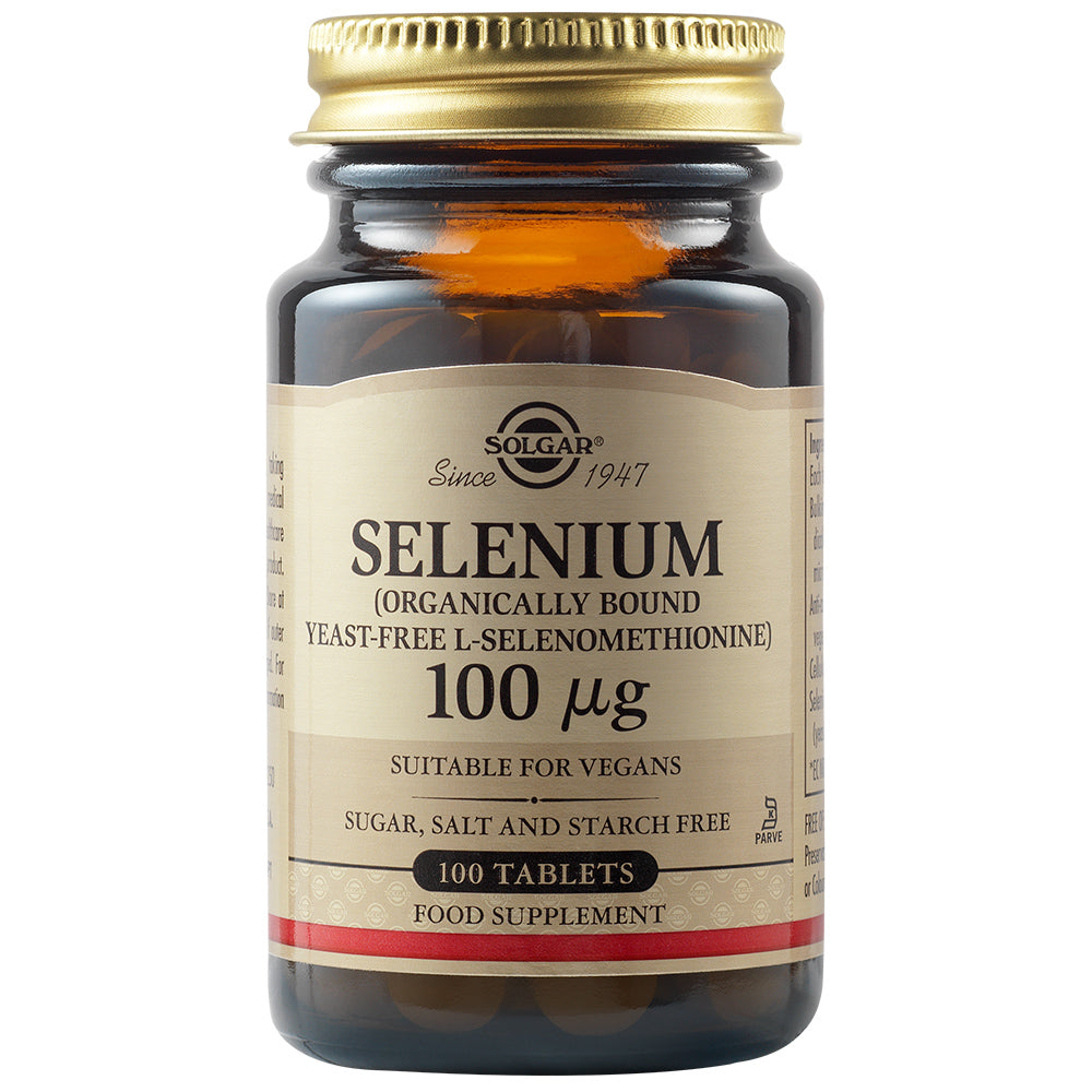 Solgar Yeast Free Selenium 100 Mcg Tablets