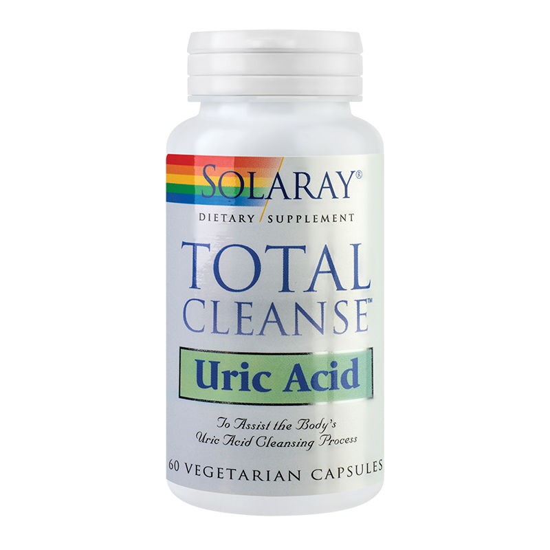 Solaray Total Cleanse, Uric Acid, 60 Vegetarian Capsules