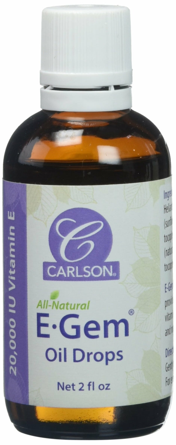 Carlson Labs Laboratories E-Gem Oil Drops 2 Bottle, 0.3 Pound