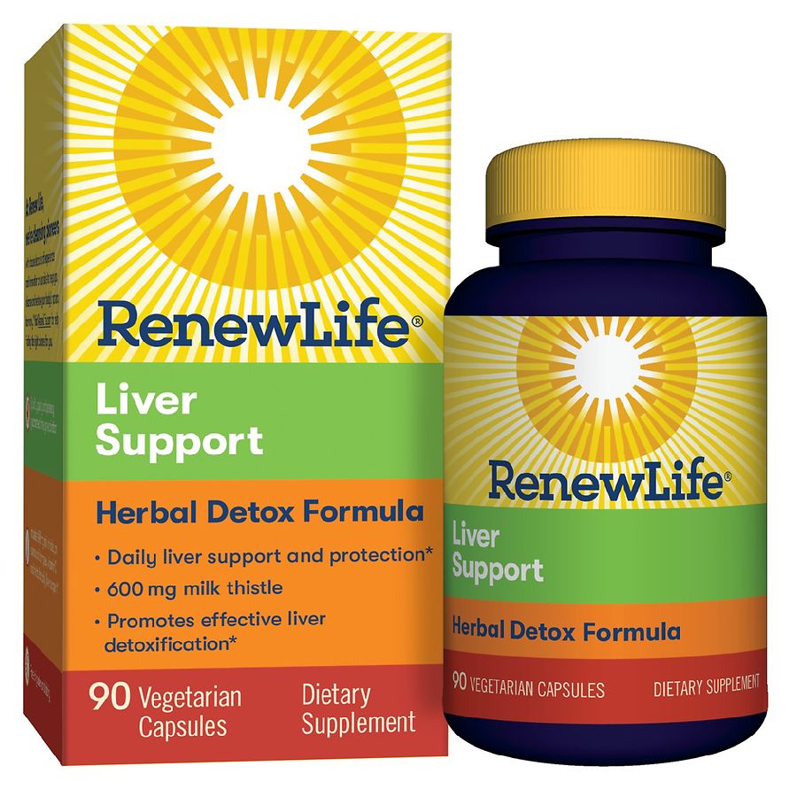 Renew Life Re Critical Liver Support Vegetable Capsules