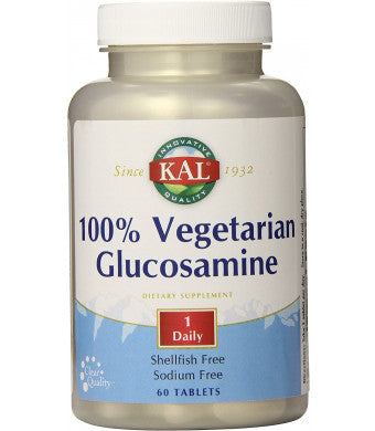 Kal 100% Vegetarian Glucosamine Tablet, 1000 Mg