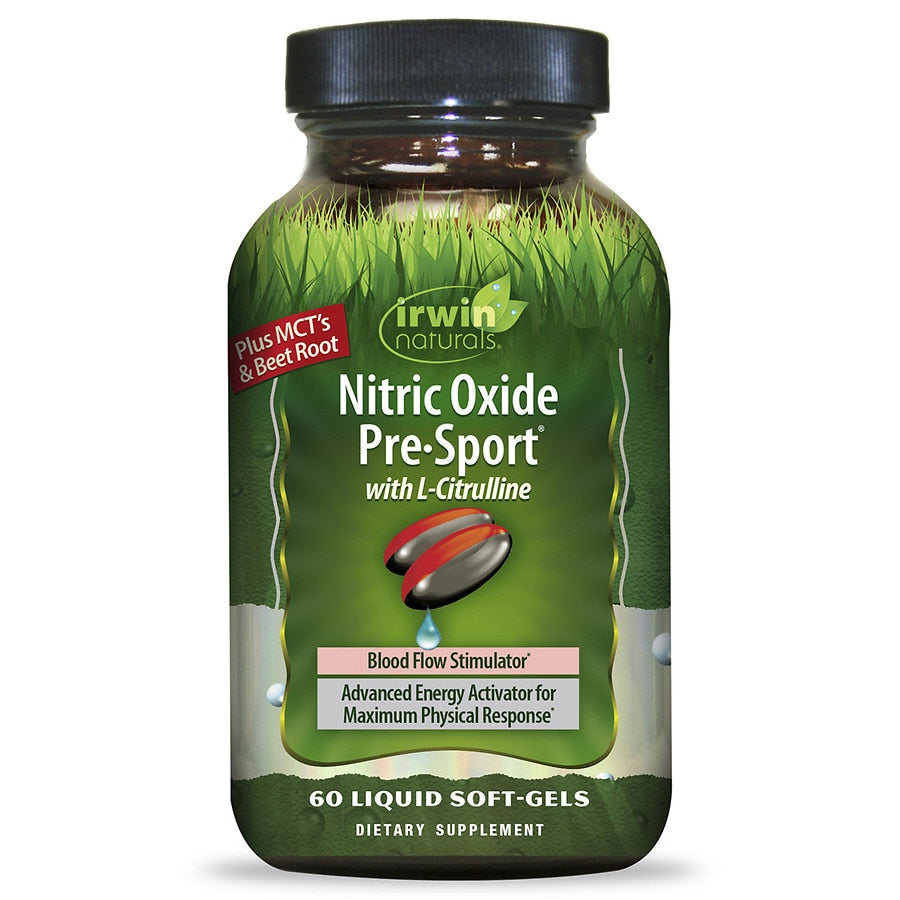 Irwin Naturals Nitric Oxide Pre Sport Supplement 60
