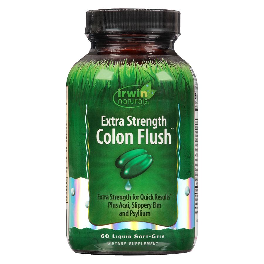 Irwin Naturals Extra Strength Colon Flush Dietary Supplement Liquid Soft-Gels - 60ct