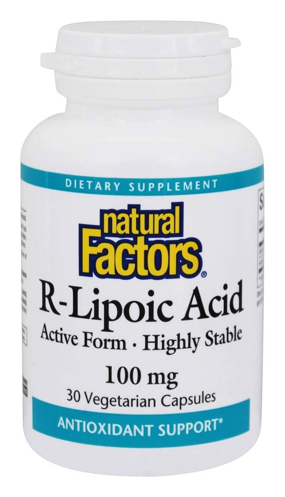 Natural Factors R-lipoic Acid Vcap, 100mg