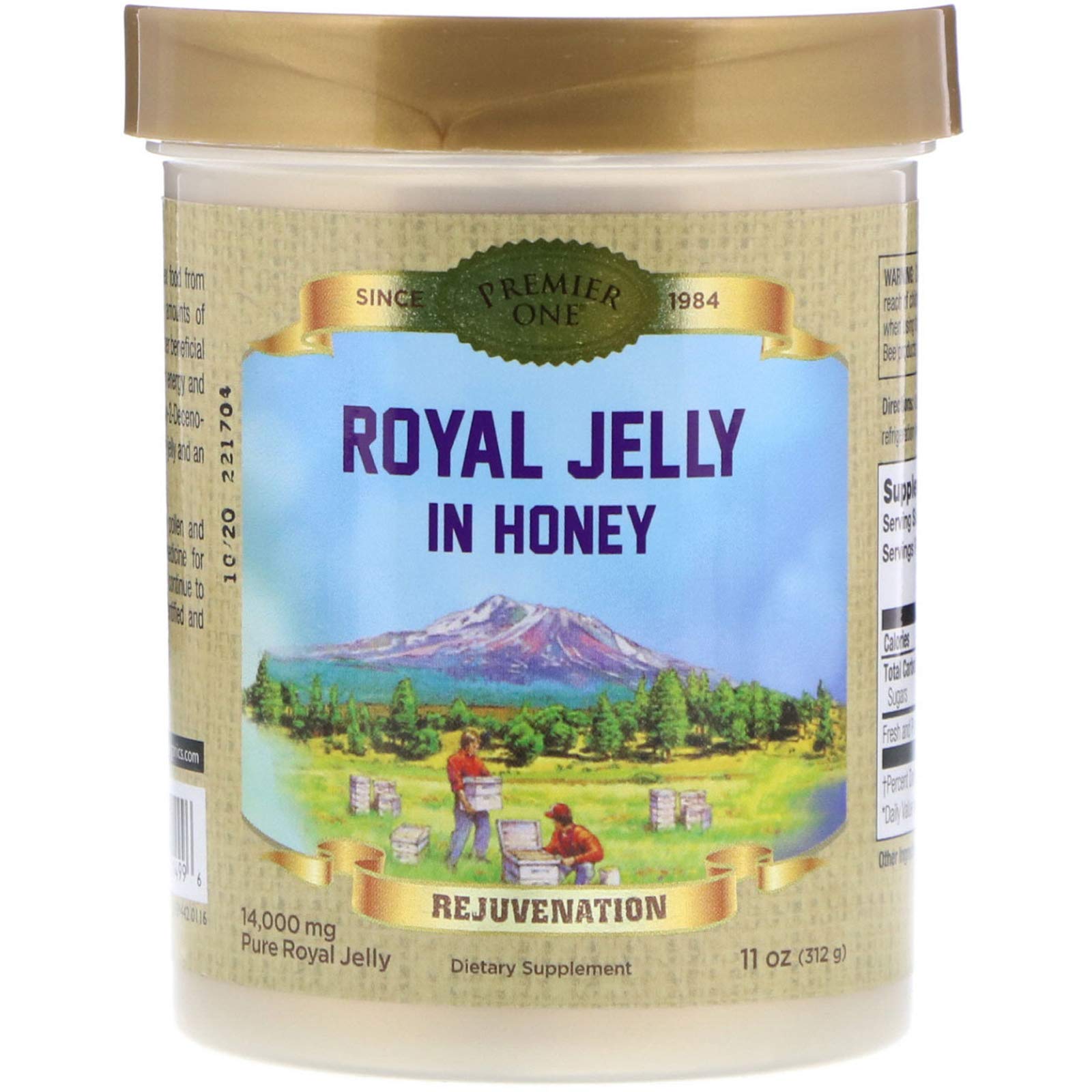Premier One Royal Jelly In Honey 14000 11oz