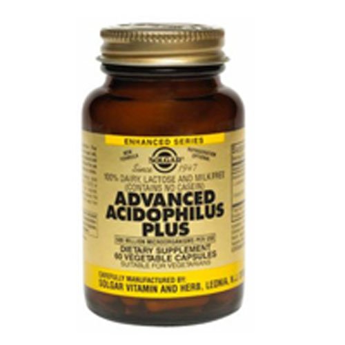 Solgar Advanced Acidophilus Plus Vegetable Capsules 60 V Caps