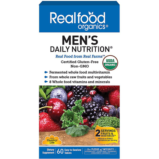 Realfood Organics Daily Nutrition - Organic - Mens - 60 Tablets