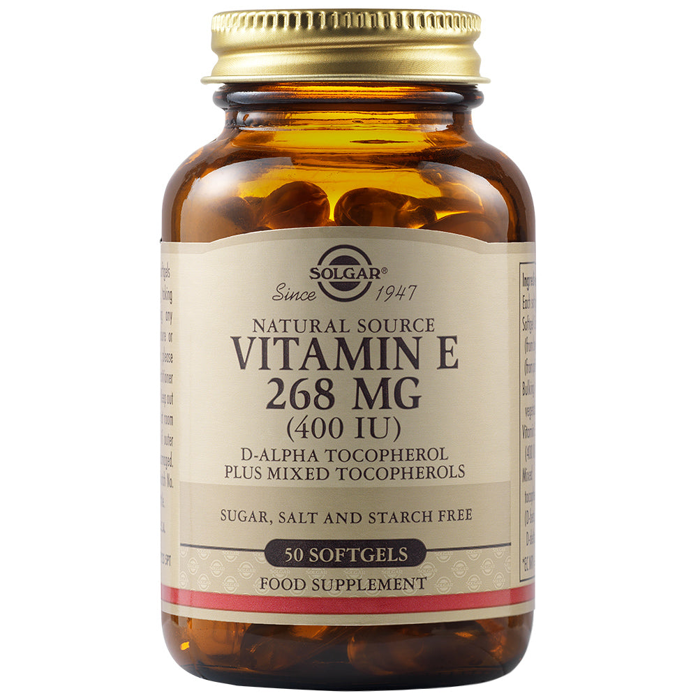 Solgar Vitamin E 400 Ui 268 Mg Capsules