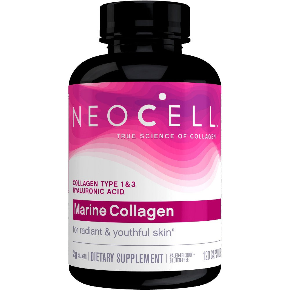 NeoCell Fish Collagen Plus HA 2000 Mg, 120 Capsules