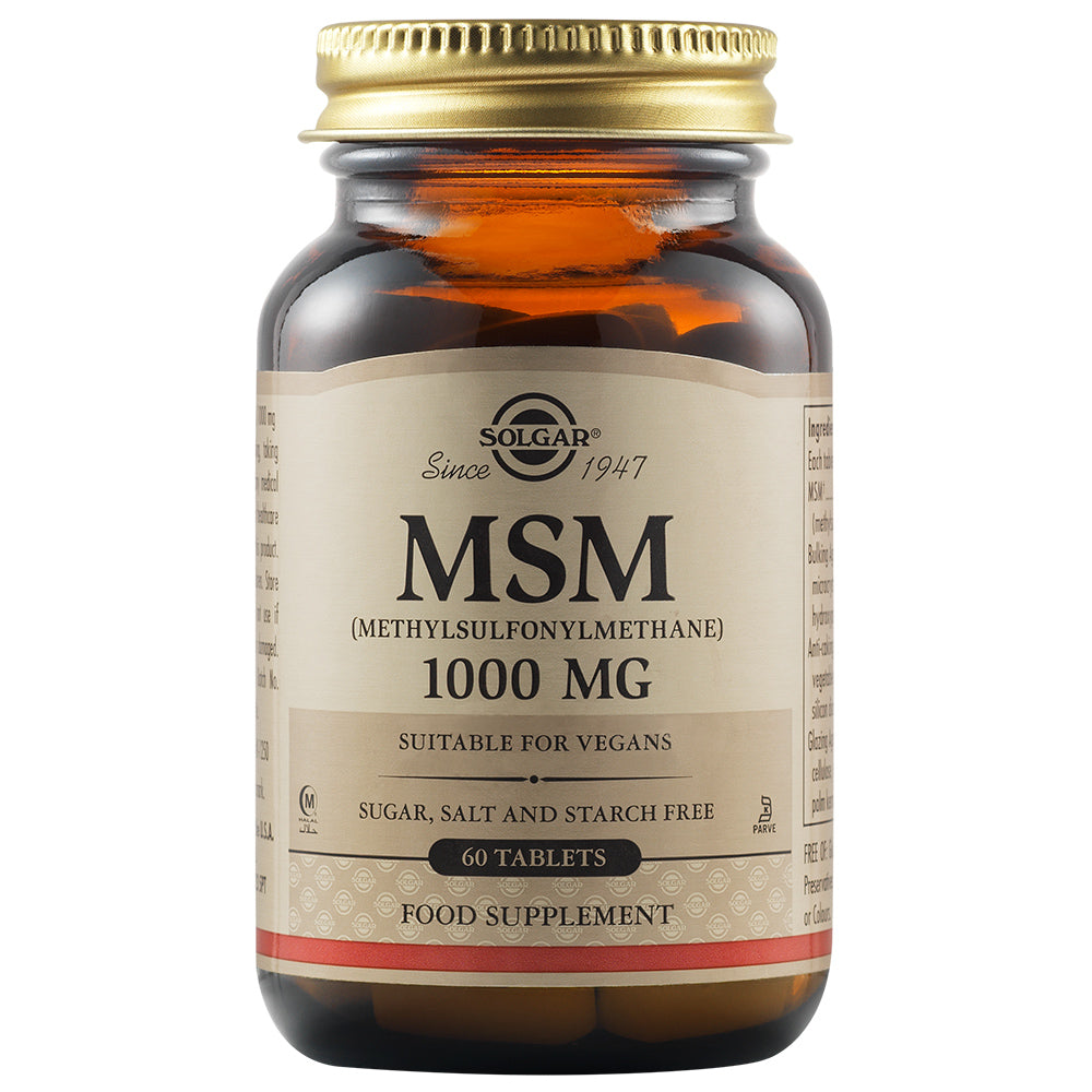 Solgar Msm 1000 Mg, 60 Tablets