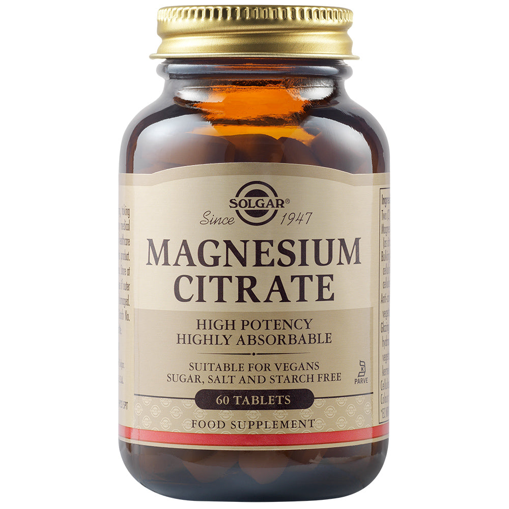 Solgar Magnesium Citrate, 60 Tablets