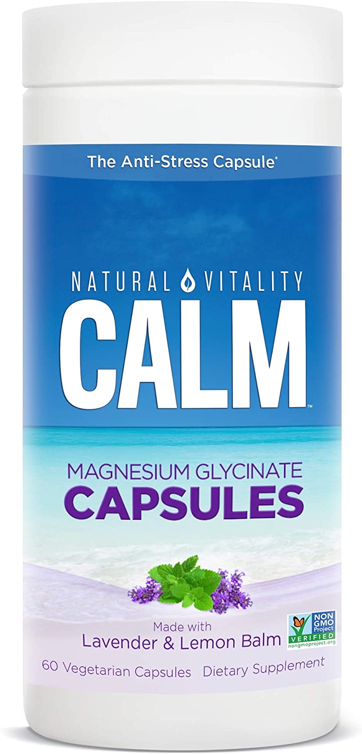 Natural Vitality Calm Magnesium Glycinate 60 Capsules