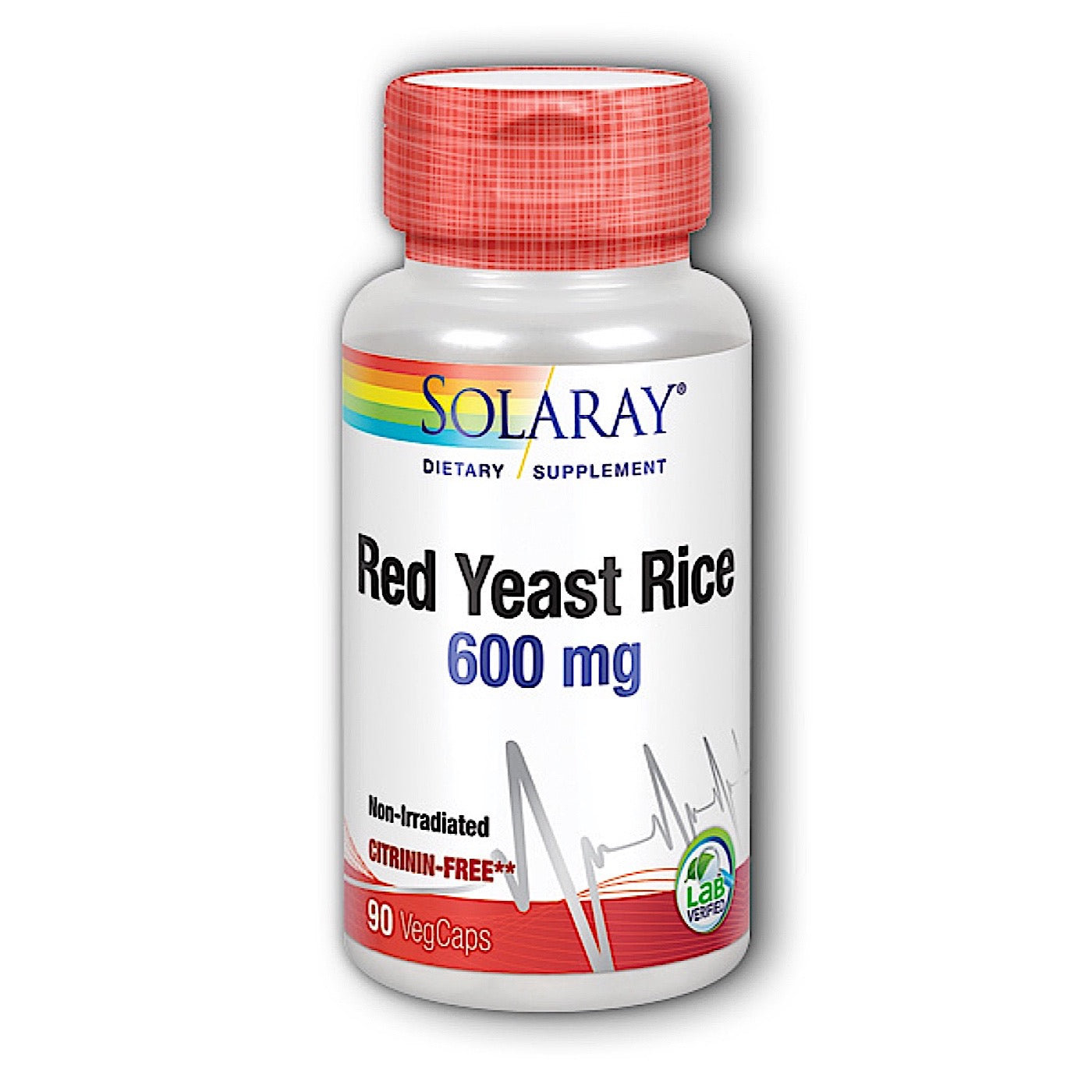 Solaray Red Yeast Rice Capsules, 600 Mg