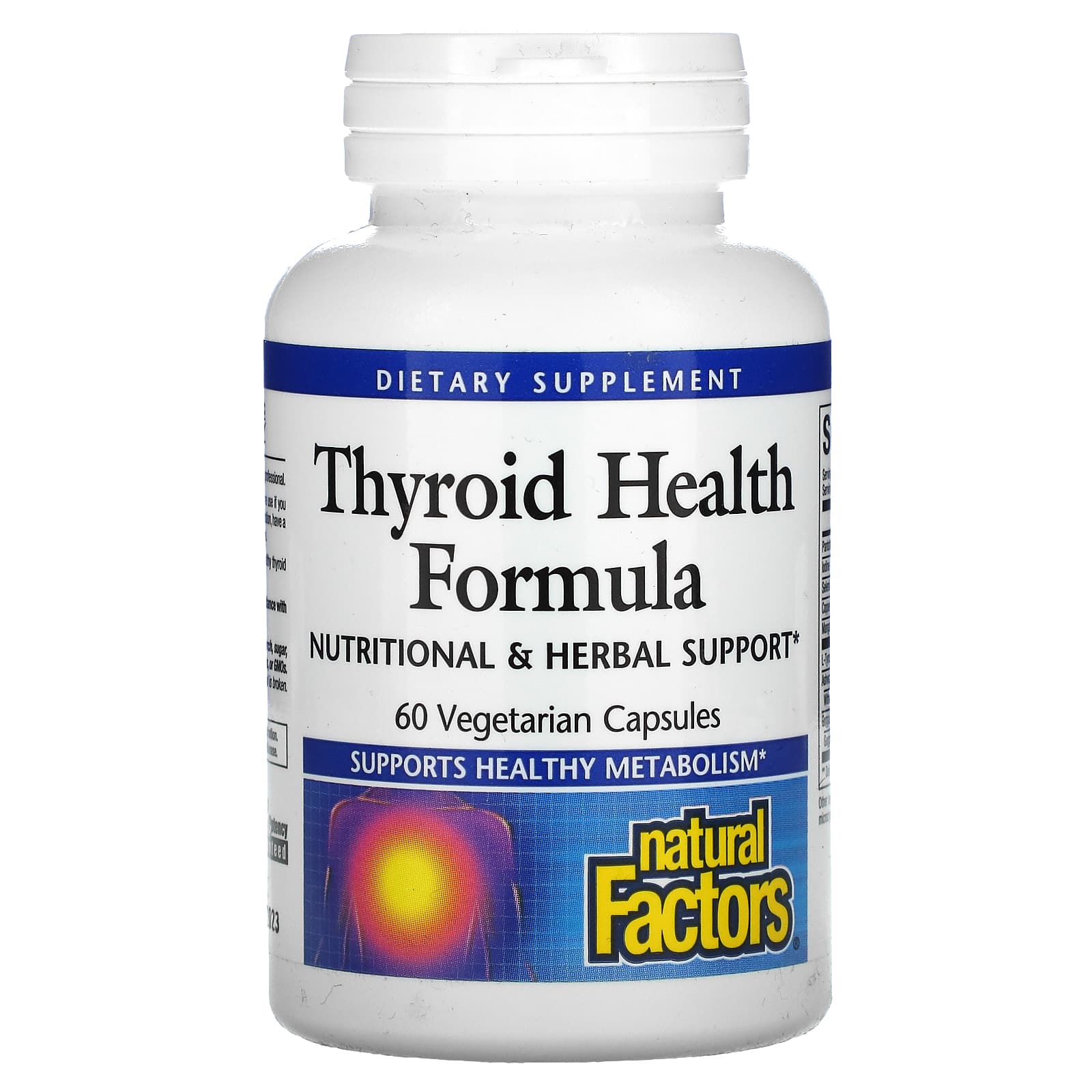 Natural Factors Thyroid Health Formula, 60 Vegetarian Capsules
