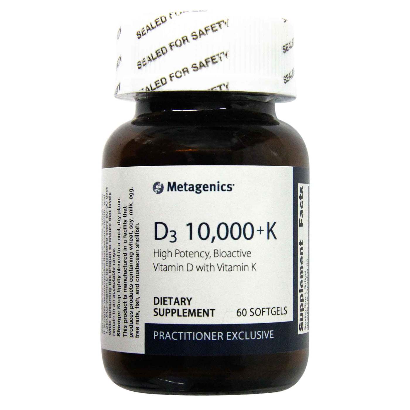 Metagenics D3 10, 000 With K2 Soft Gels